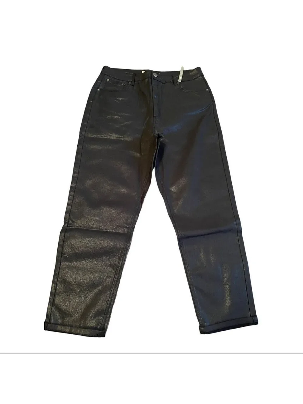 𝅺ASOS shiny denim black jeans